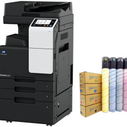 МФУ Konica Minolta bizhub C257i компл. (осн. блок, рев. автопод. DF-633, тумба DK-518x, тонер TN227)
