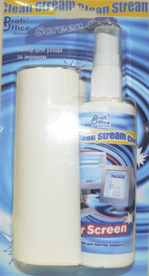 ProfiOffice набор Clean-Stream для чистки LCD, 100 мл и 15 салфеток
