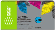Картридж струйный Cactus CS-F9K16A 728XXL пурпурный (300 мл) для HP DesignJet T730, T830
