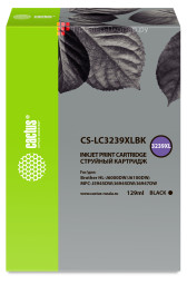 Картридж струйный Cactus CS-LC3239XLBK черный (129мл) для Brother HL-J6000DW/J6100DW
