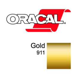 Пленка Oracal 352 F911 (золотистый), 23мкм, 1000мм (1 п.м.)