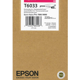 Картридж Epson T6033 (vivid magenta) 220 мл