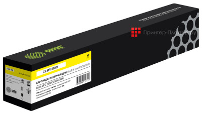 Тонер-картридж Cactus Toner CS-MPC3000Y для Ricoh Aficio MP C2000, C2500, C3000 (yellow), 15000 стр.