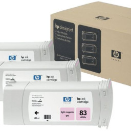 Картридж HP 83 UV (light magenta) набор, 3 шт x 680 мл