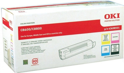 Тонер-картридж OKI Toner Cartridge TONER-CMYK-PACK (43698501) (PP014158)