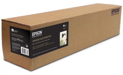 Бумага с покрытием Epson Japanese Kozo Paper Thin, матовая, 34 г/кв.м, 432 мм, 10 м