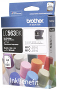 Картридж Brother LC-563BK (black), 600 стр.