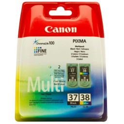 Картридж Canon PG-37 (black) и CL-38 (color) Multipack набор, 2 шт