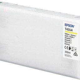 Картридж Epson Ultrachrome T43U (yellow), 200 мл