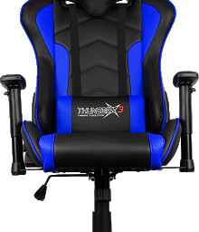Профессиональное игровое кресло ThunderX3 TGC22-BB (сине-черный)