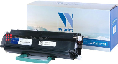 Картридж NVP совместимый NV-E250A11E/21E для Lexmark Optra E250/ E250D/ E250DN/ E350/ E350D/ E350DN/ E352/ E352DN (3500k)