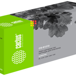 Картридж лазерный Cactus CS-S1210 черный (2500стр.) для Samsung ML-1210/1220/1250/1430
