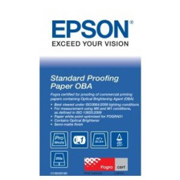 Бумага с покрытием Epson Standart Proofing Paper OBA, матовая, 250 г/кв.м, 610 мм, 30,5 м