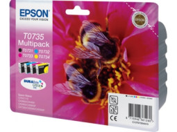 Картридж Epson T0735 комплект (BK,C,M,Y) 4шт