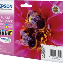 Картридж Epson T0735 комплект (BK,C,M,Y) 4шт
