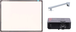 Интерактивный комплект IQBoard DVT T087 + InFocus IN114BBST + Wize WTH140