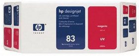 Картридж HP 83 UV (magenta) и печатающая головка, набор, 680 мл