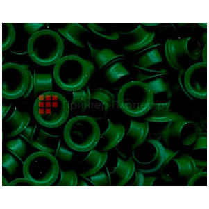 Люверсы, 4 мм, зеленые, 1 кг