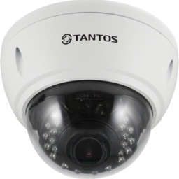 Купольная уличная камера с функцией день/ночь и ИК подсветкой Tantos TSi-Ve4VP-(2.8-12)