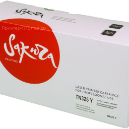 Тонер-картридж SAKURA TN325Y для Brother (yellow), 3500 стр. (PP051638)