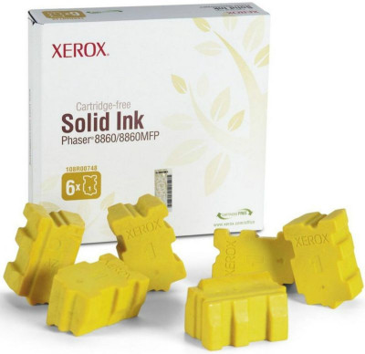 Чернила Xerox Solid Ink Phaser 8860 (yellow) набор, 6 x 2330 стр.