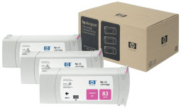 Картридж HP 83 UV (magenta) набор, 3 шт x 680 мл