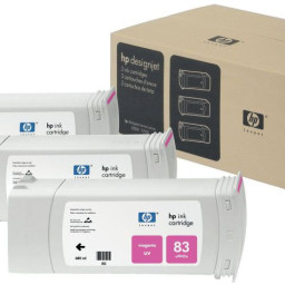 Картридж HP 83 UV (magenta) набор, 3 шт x 680 мл