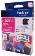 Картридж Brother LC-563M (magenta), 600 стр.