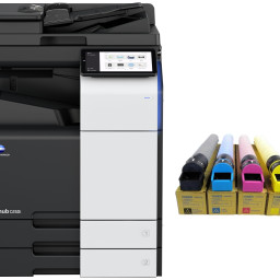 МФУ Konica Minolta bizhub C250i компл. (осн. блок, рев. автопод. DF-632, тонер TN-328)