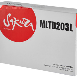 Тонер-картридж SAKURA MLTD203L для Samsung (black), 5000 стр. (PP052404)