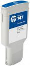 Картридж HP 747 (chromatic blue), 300 мл