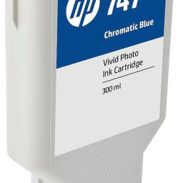 Картридж HP 747 (chromatic blue), 300 мл