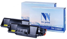 Картридж NVP совместимый NV-TN-3480T-SET2 для Brother DCP-L6600DW/ HL-L6400DWT/ HL-L6300DW/ MFC-L6800DW/ MFC-L6900DW/ DCP-L5500DN/ HL-L5000D/ HL-L5100DN/ HL-L5200DW/ MFC-L5700DN/ MFC-L5750DW (8000k) (2 шт)
