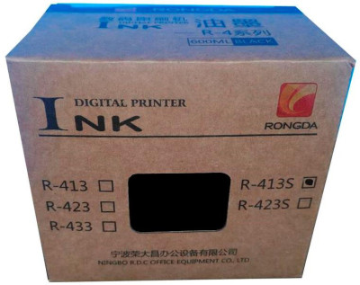 RONGDA краска Ink R-413S for VR-4345S (black)