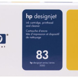 Картридж HP 83 UV (yellow) и печатающая головка, набор, 680 мл