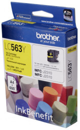 Картридж Brother LC-563Y (yellow), 600 стр.