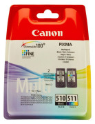 Картридж Canon PG-510 и CL-511 Multipack набор (black, color) набор, 2шт x 9 мл