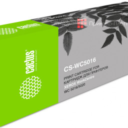 Картридж лазерный Cactus CS-WC5016 106R01277 черный x2упак. (6300 стр.) для Xerox WorkCentre 5016/5020