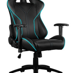 Профессиональное игровое кресло ThunderX3 RC3-BC (черно-голубой)
