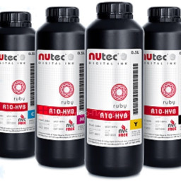 УФ-чернила NUtec Ruby R10-HYB (Yellow), 500 мл (бутылка)