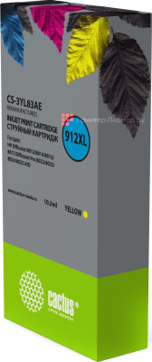 Картридж Cactus Cartridge CS-3YL83AE для HP OfficeJet (yellow), 10,5 мл