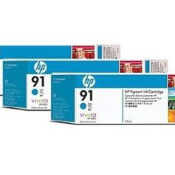 Картридж HP 91 комплект (cyan) 3шт x 775мл