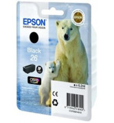 Картридж Epson Claria Premium Ink 26 Singlepack (black) (C13T26014012, C13T26014010)