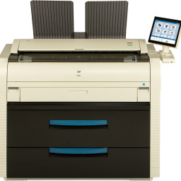 Широкоформатное МФУ KIP 7570M, 4 рулона