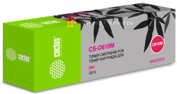 Картридж лазерный Cactus CS-O610M пурпурный (6000стр.) для Oki C610