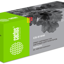 Картридж лазерный Cactus CS-S1640 D108S CS-S1640 черный (1500стр.) для Samsung ML-1640/1641/2240/2241