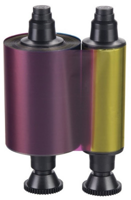 Evolis лента YMCKO+K (цветная), 500 карт