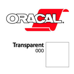 Пленка Oracal 641G F000 (прозрачный), 75мкм, 1260мм (1 п.м.)