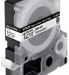 Термотрансферная лента Epson LC4WBQ5, белая, 12 мм (C53S654024, C53S625419)