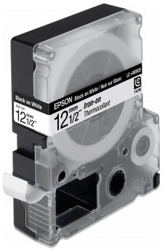 Термотрансферная лента Epson LC4WBQ5, белая, 12 мм (C53S654024, C53S625419)